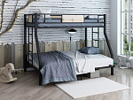 Кровать двухъярусная «Гранада 140» (Черный -  - )