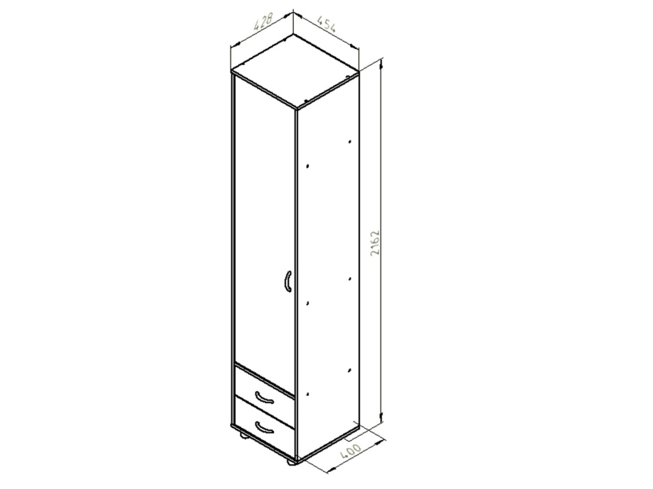 Шкаф ДЕЛЬТА 8