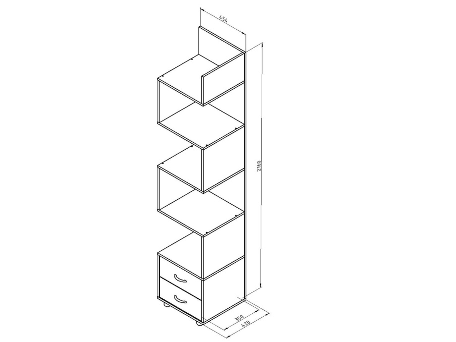 Шкаф комбинированный ДЕЛЬТА 5.01