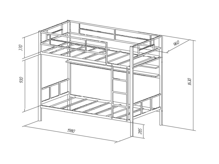 Кровать двухъярусная «Севилья 2П»