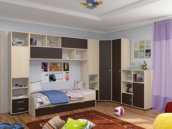 Детская комната ДЕЛЬТА Композиция  2 Детская комната ДЕЛЬТА Композиция  2