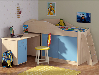 Кровать-чердак "Дюймовочка 3" Кровать-чердак "Дюймовочка 3"