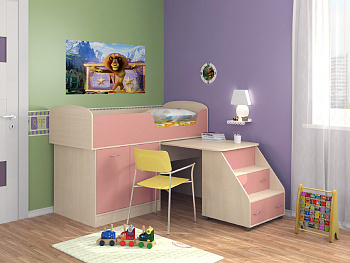 Кровать-чердак "Дюймовочка 2" Кровать-чердак "Дюймовочка 2"
